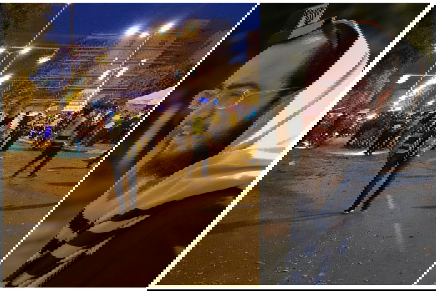 תמונת המנוח בצעירותו, על רקע זירת הנפילה