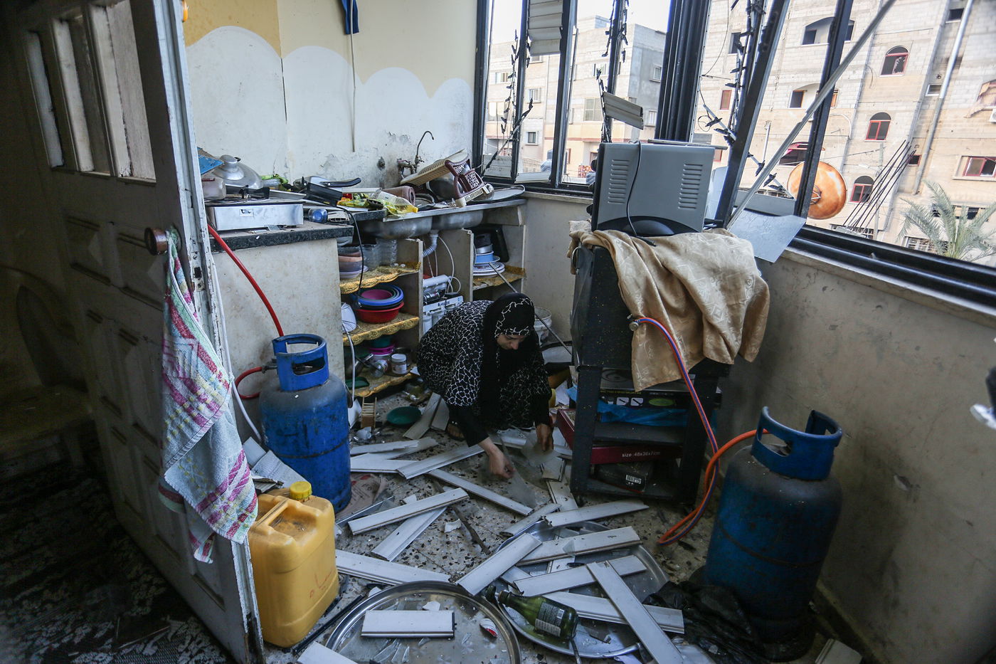 הרס עצום: תיעוד נרחב מתוככי עזה המופגזת