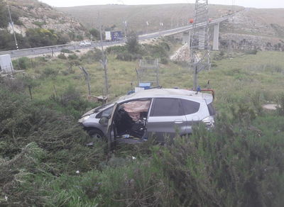 נס בצפון: אברכי גור התדרדרו לתעלה וניצלו