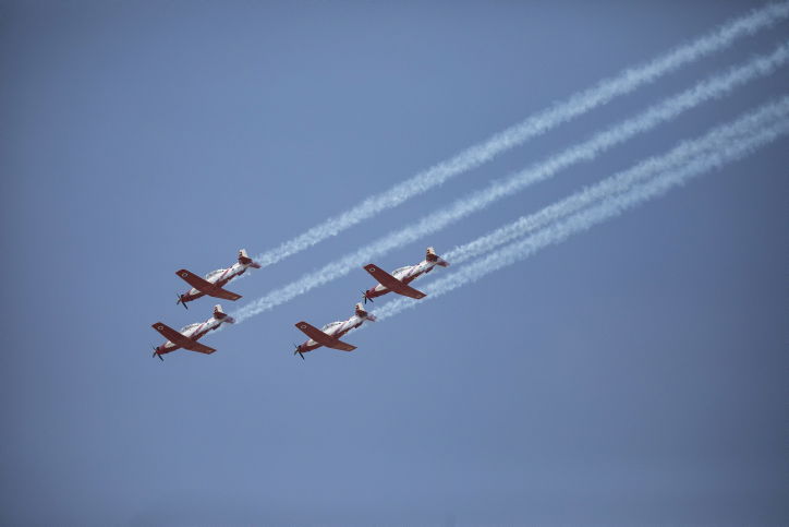 אימוני חיל האוויר לקראת מטס יום העצמאות