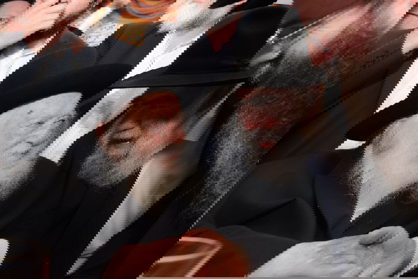 הגר"י ישראלי זצ"ל עם מרן הגר"ח קנייבסקי