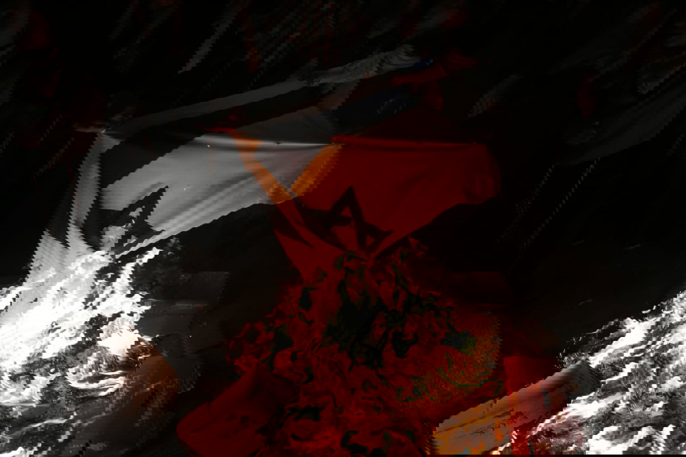 קיצונים תקפו רכב כיבוי - בגלל דגל ישראל