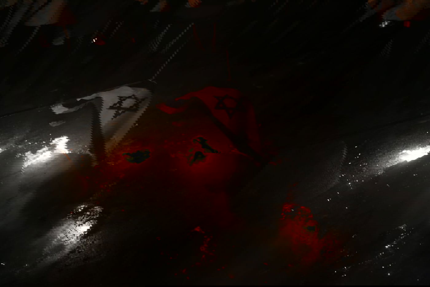 קיצונים תקפו רכב כיבוי - בגלל דגל ישראל