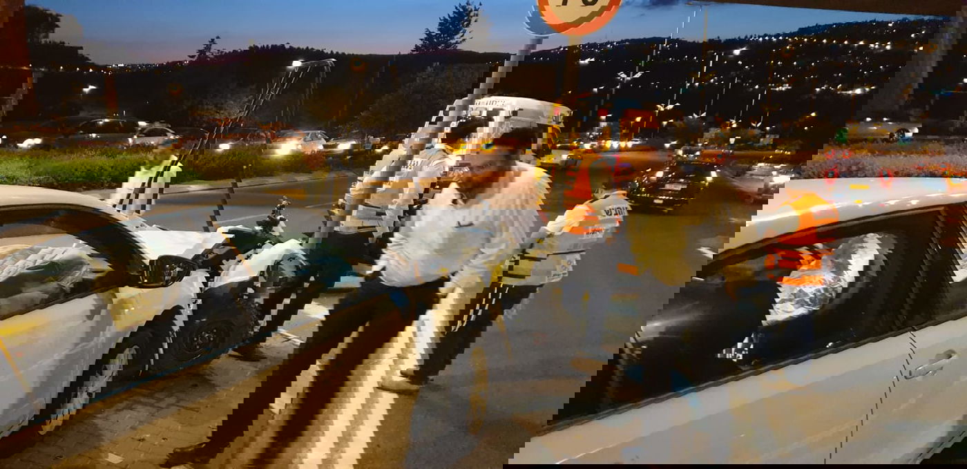 זירת התאונה, הערב