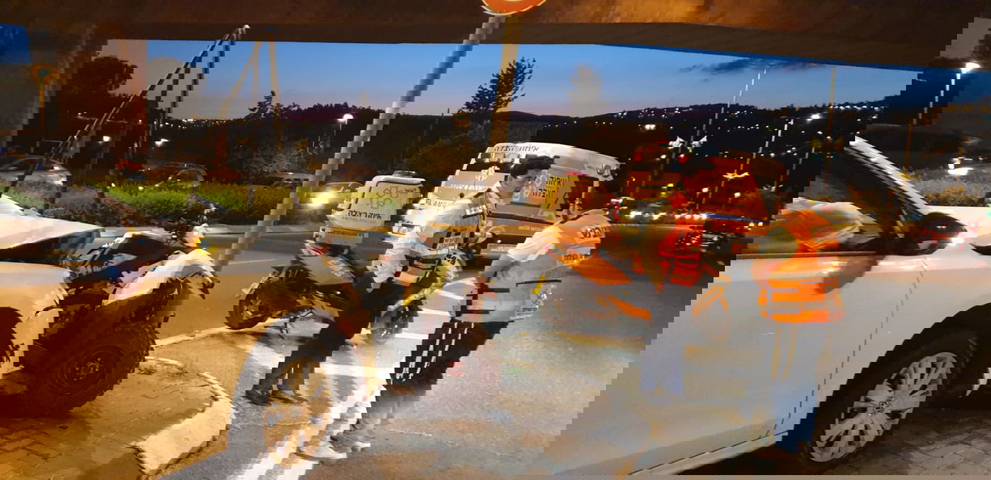 שוב אותו הכביש: אברך נהג בטרקטורון בירושלים ונפצע בתאונה