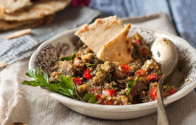 סלט חצילים לשבת