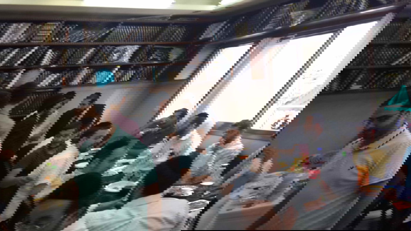 הקהילה חגגה את סיום הש"ס של אחד מחבריה