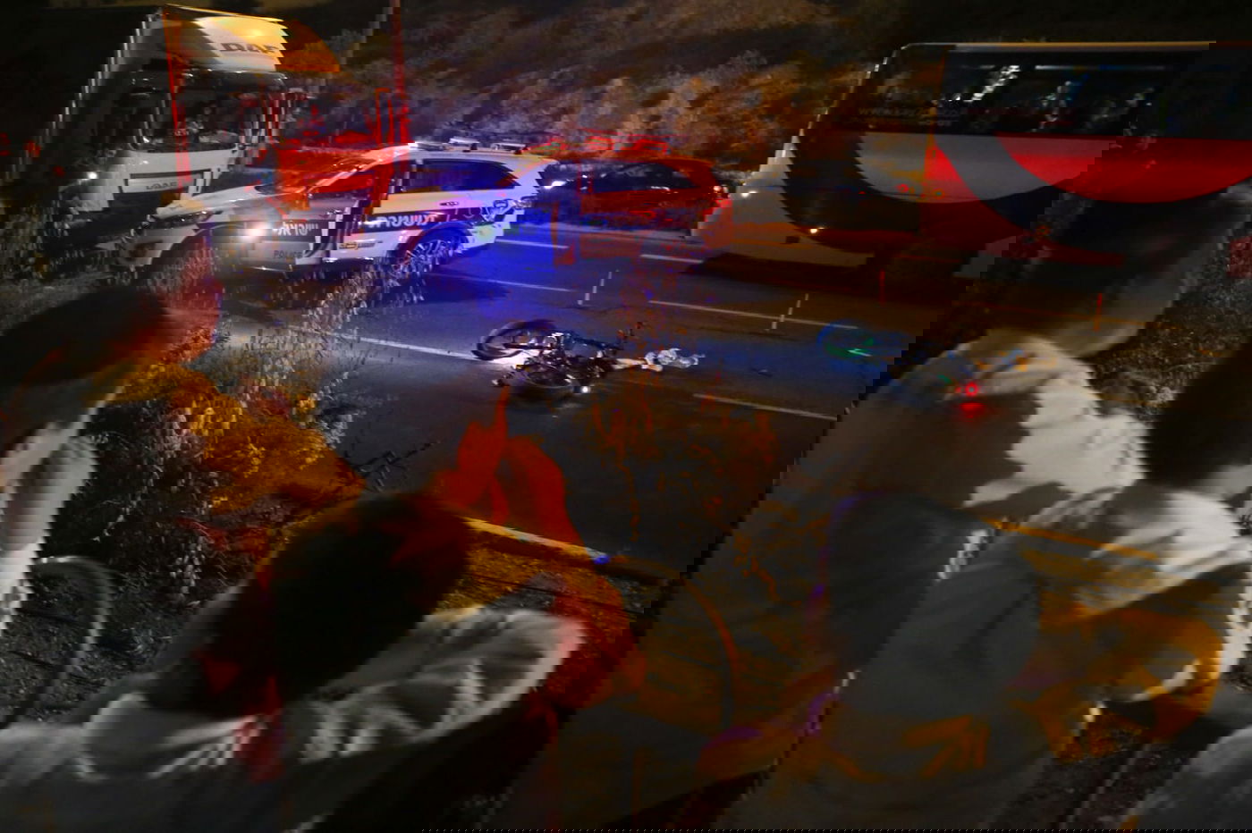 'פגע וברח'? רוכב אופניים נפצע קשה בתאונה