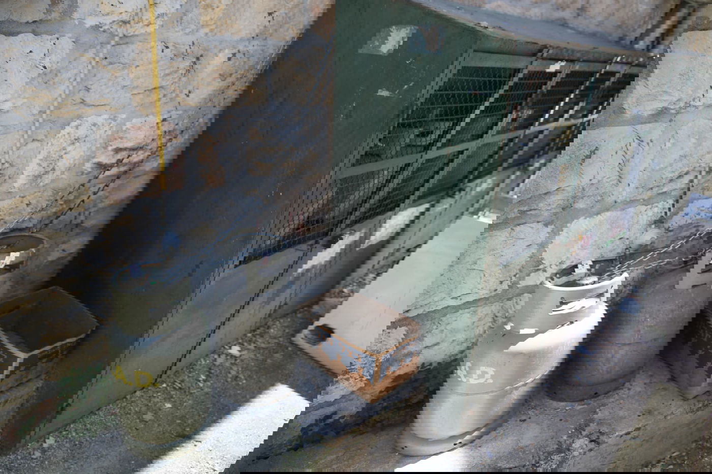 בלוני הגז במאה שערים, שהיו בסכנת התלקחות