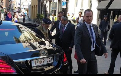 תחת אבטחה כבדה: הראשון לציון בבלגיה