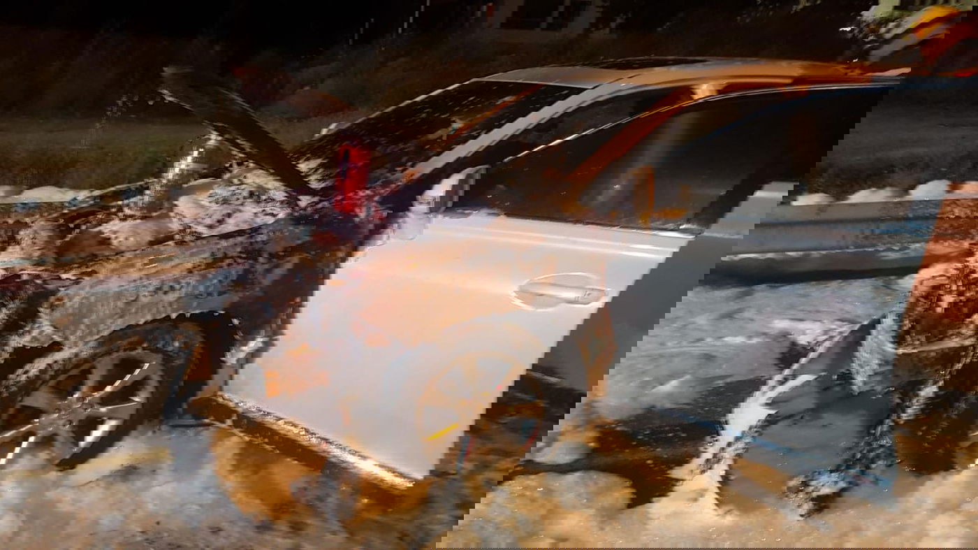 מה שנותר מרכב הלקסוס