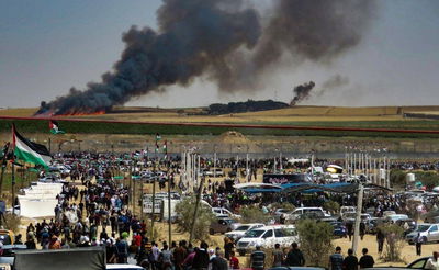 פצצת גז מעל ראש הפורעים