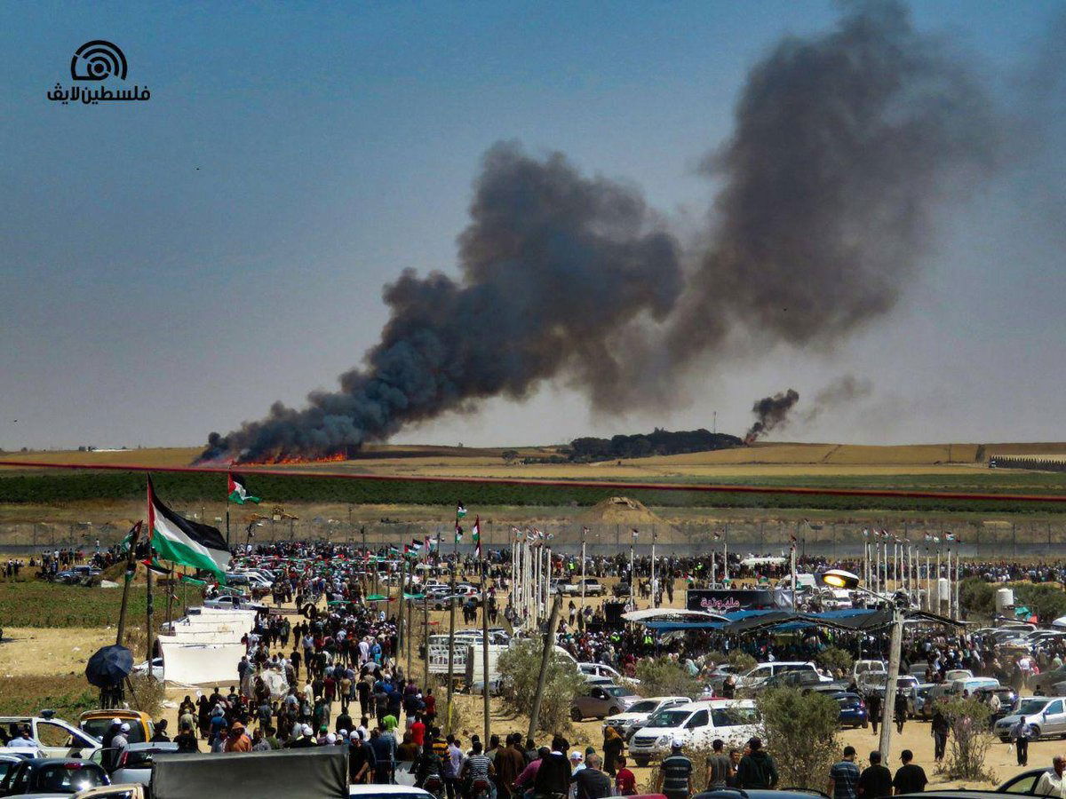 מתחמם: 10,000 פורעים בגבול עזה; אחד נהרג מירי צה"ל