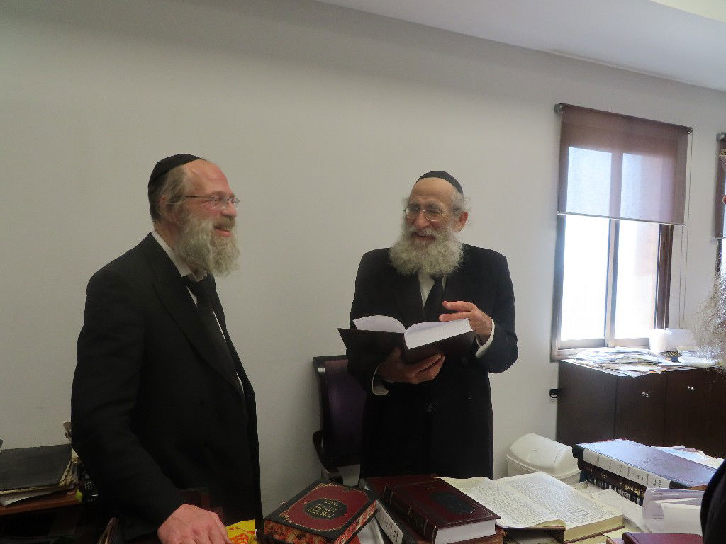 במעונו של הגר"ש מרקוביץ: מעמד 'לחיים'