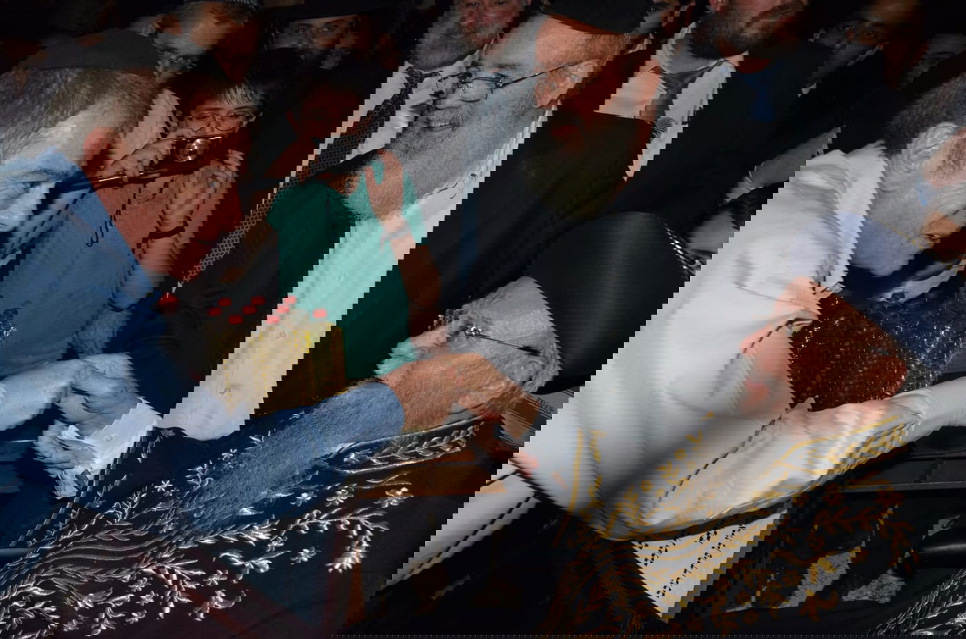 גלריה: ההדלקה של זקן הראשונים לציון