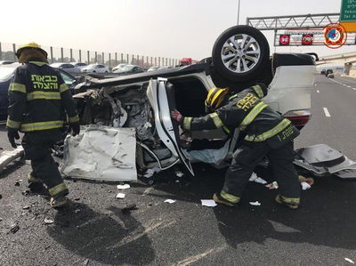 זירת התאונה