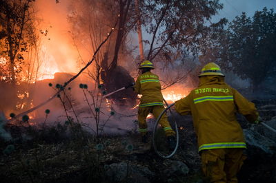 שריפת הענק בבן שמן: חלק מהתושבים יוכלו לחזור לבתים