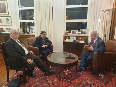 בצל המתקפה, נתניהו נפגש עם נשיאת העליון