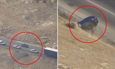 צפו בתיעוד הדרמטי: יצא לעקיפה מסוכנת - עד שהתהפך