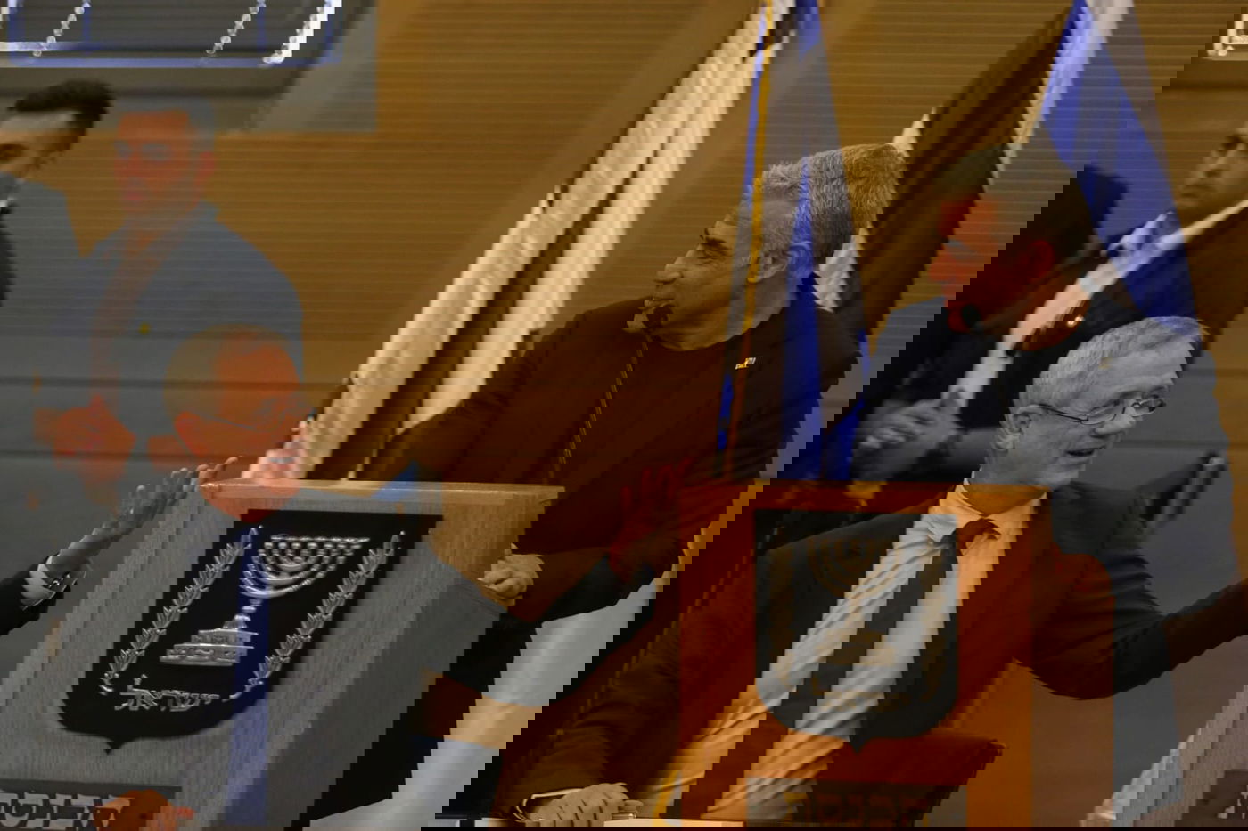 לפיד וגנץ, השבוע בכנסת