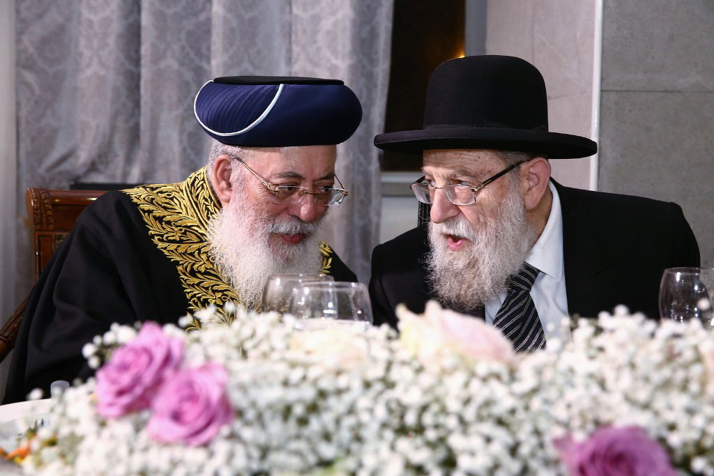 תיעוד: הראשל"צ הגר"ש עמאר השיא את נכדתו