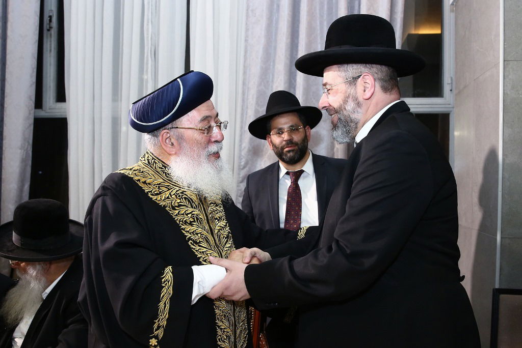 תיעוד: הראשל"צ הגר"ש עמאר השיא את נכדתו