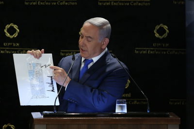 נתניהו, עם גרף המנדטים היורד של ליברמן