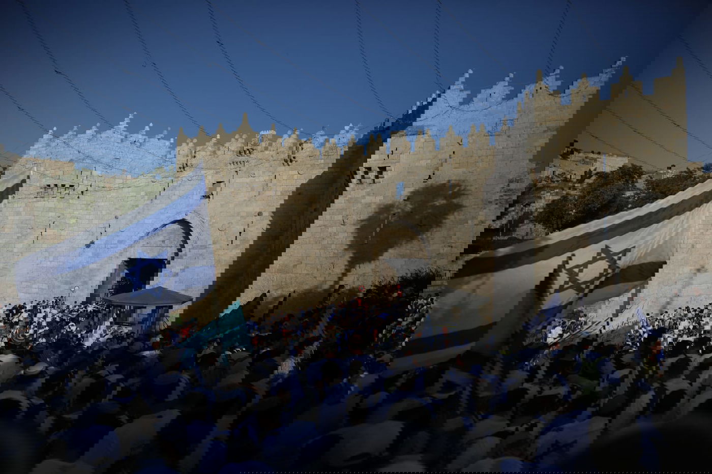 'ריקודגלים' ברחבת שער שכם • צפו בתיעוד