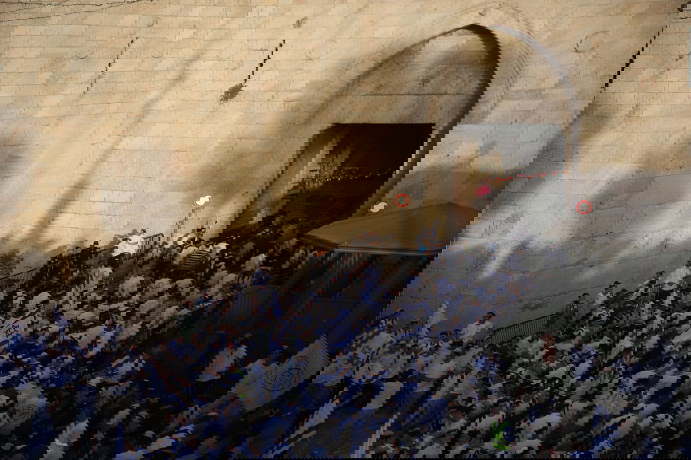 'ריקודגלים' ברחבת שער שכם • צפו בתיעוד