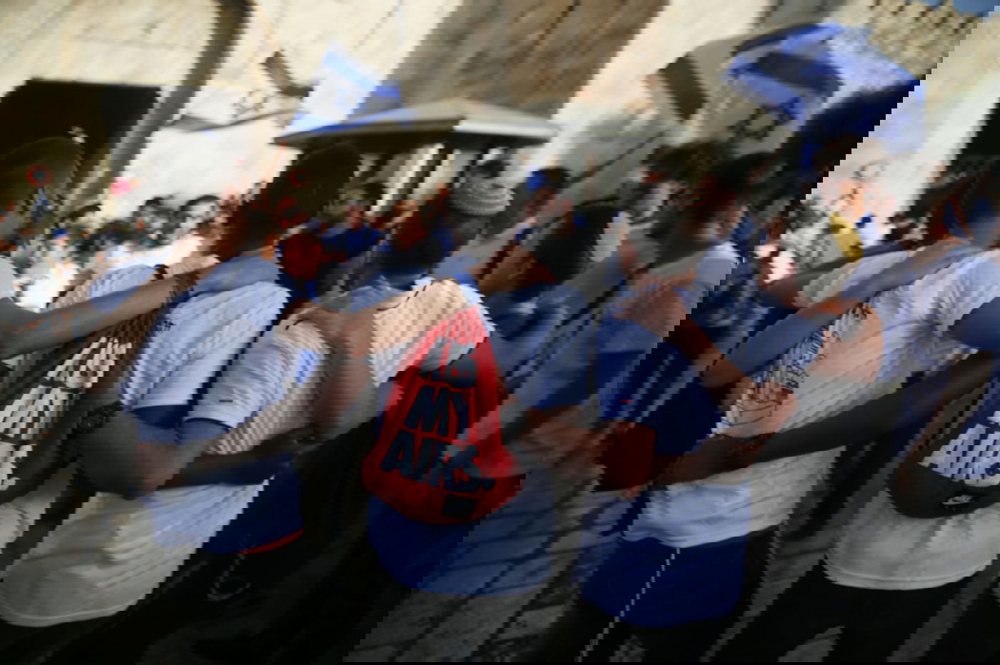 'ריקודגלים' ברחבת שער שכם • צפו בתיעוד