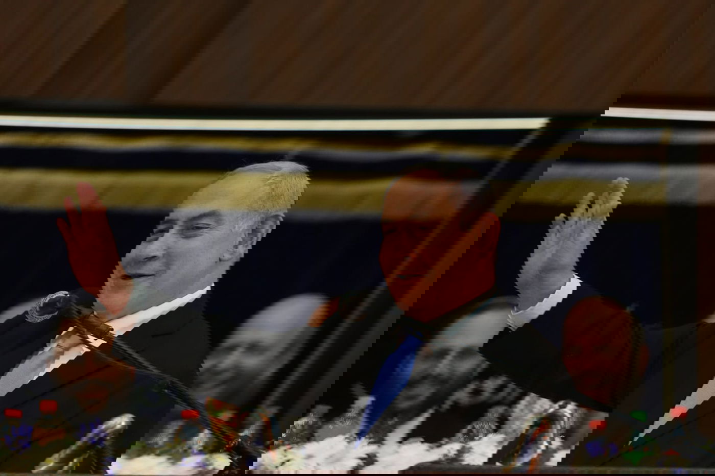 נתניהו חגג את יום ירושלים במרכז הרב • צפו