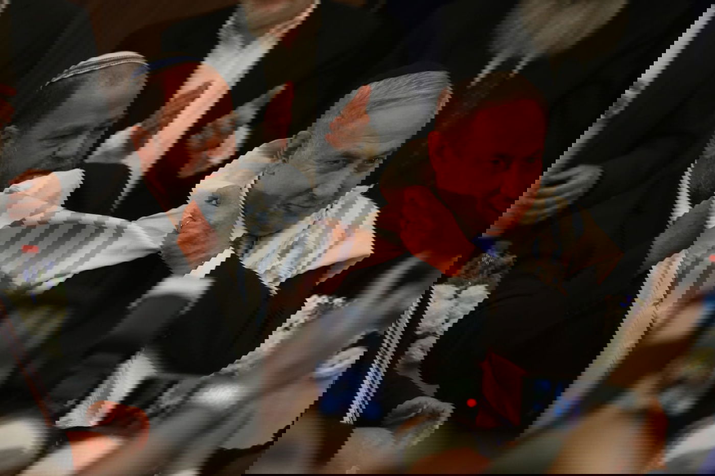 נתניהו חגג את יום ירושלים במרכז הרב • צפו