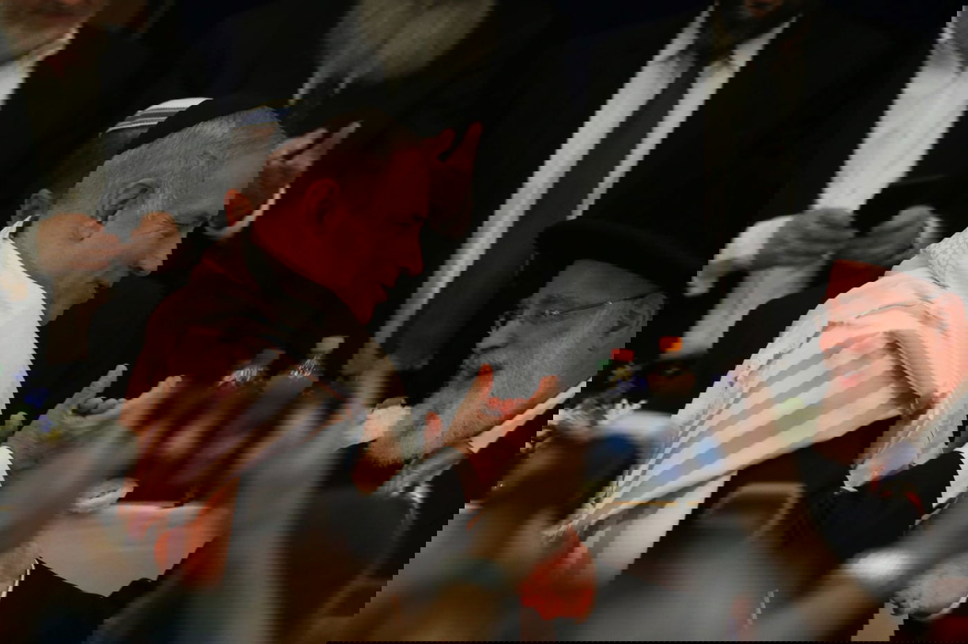 נתניהו חגג את יום ירושלים במרכז הרב • צפו