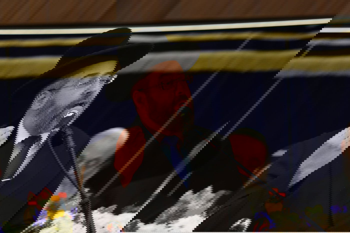 נתניהו חגג את יום ירושלים במרכז הרב • צפו