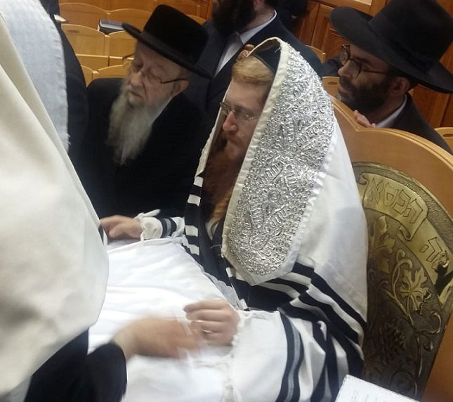 הסנדקאות הראשונה של האדמו"ר מקאליב