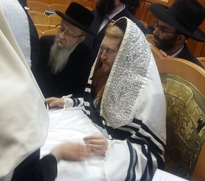 הסנדקאות הראשונה של האדמו"ר מקאליב