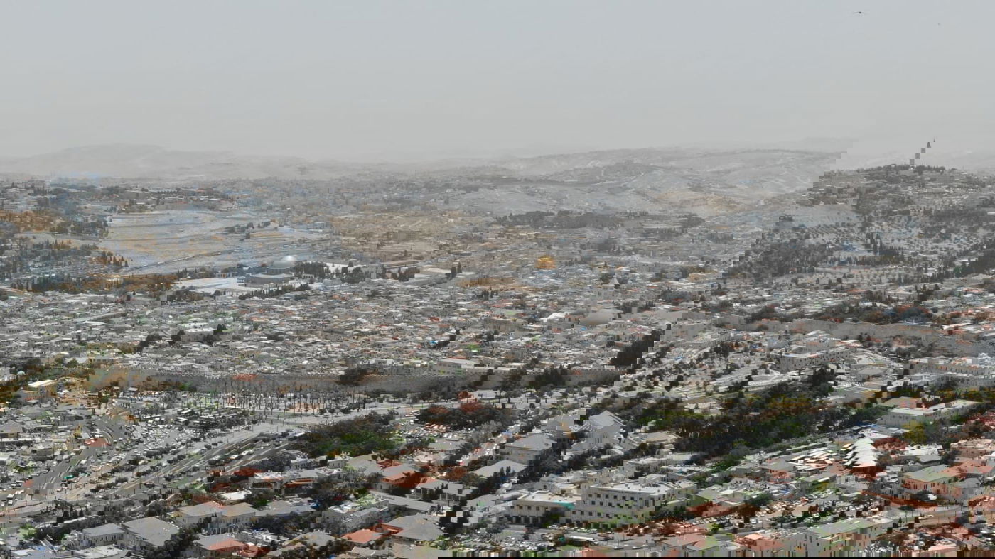 הרחפן תיעד: עיר הקודש ירושלים - מלמעלה