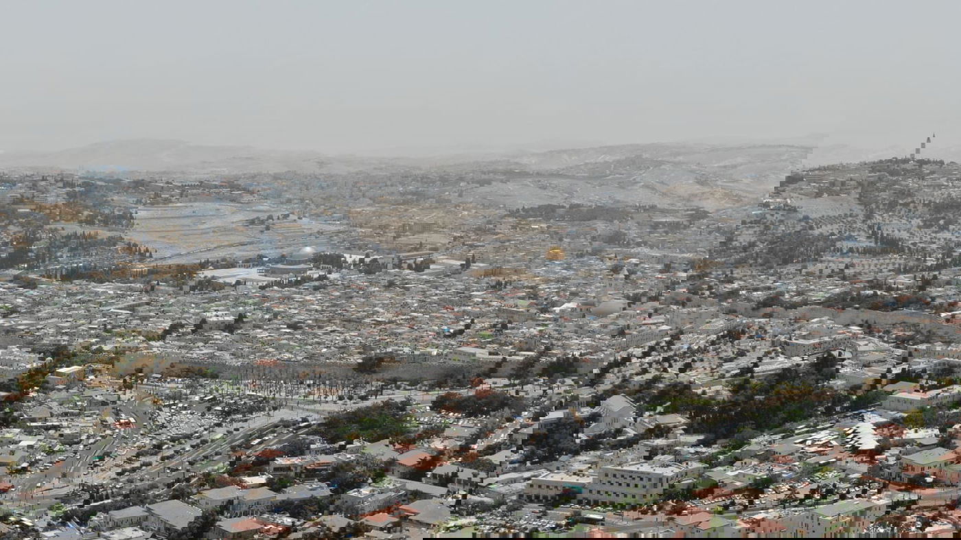 הרחפן תיעד: עיר הקודש ירושלים - מלמעלה