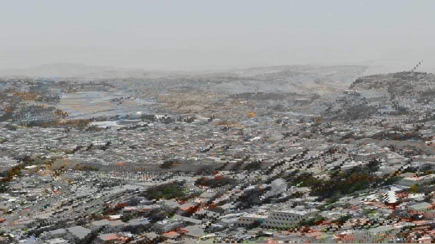 הרחפן תיעד: עיר הקודש ירושלים - מלמעלה