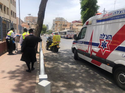 זירת התאונה