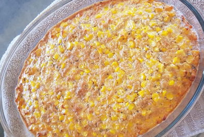 פשטידת תירס וגבינות קלה ומהירה