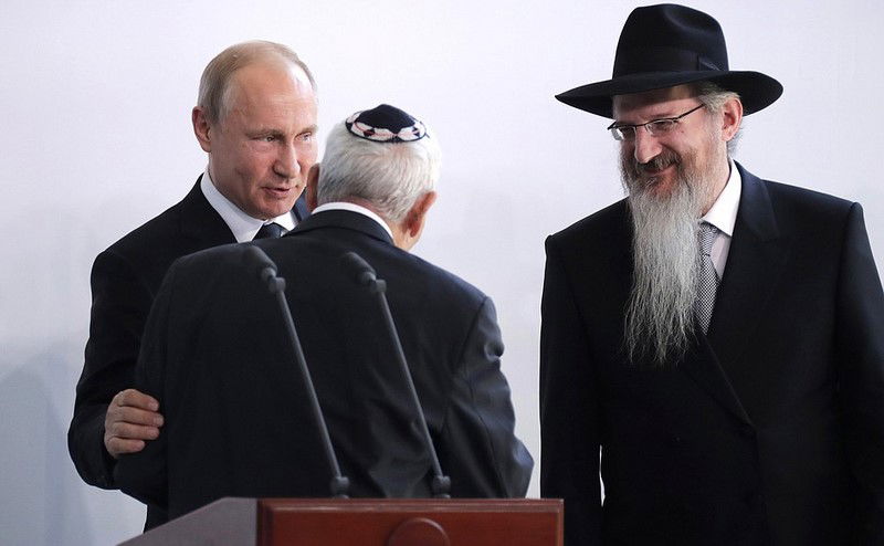 ברוסיה חנכו אנדרטה לקדושי השואה הי"ד