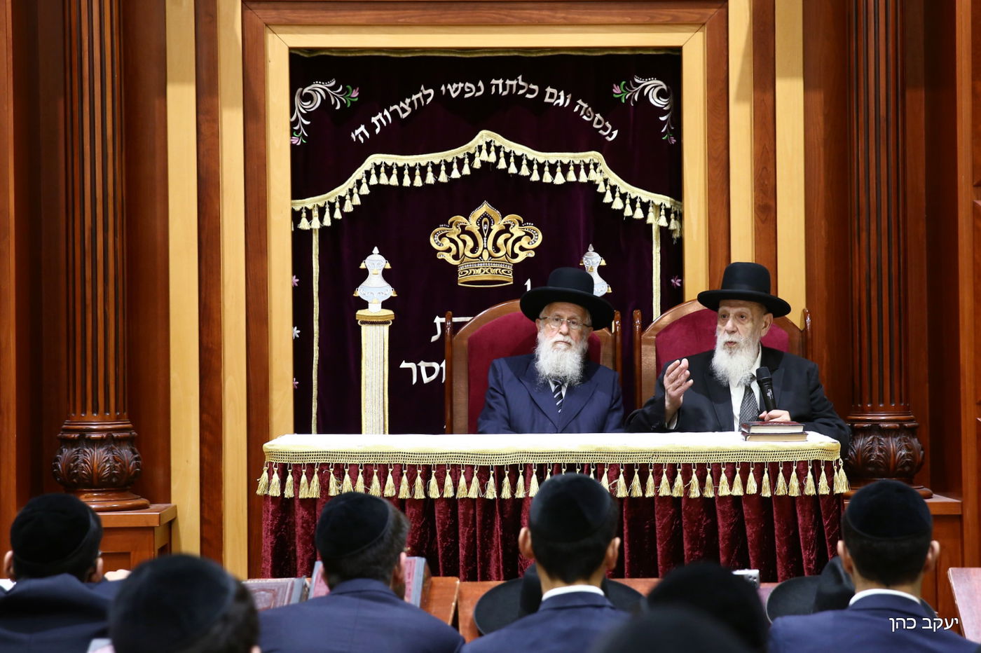 נשיא המועצת חיזק את ישיבת באר יהודה