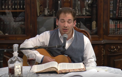 זלמן שטוב חושף ניגון של קרליבך  לשבועות