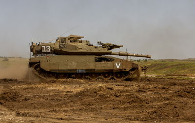 טנק בגבול ישראל-סוריה