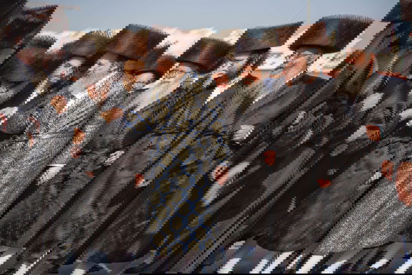 מעמד קבלת פנים ו'טיש' נעילת החג בדז'יקוב ויז'ניץ