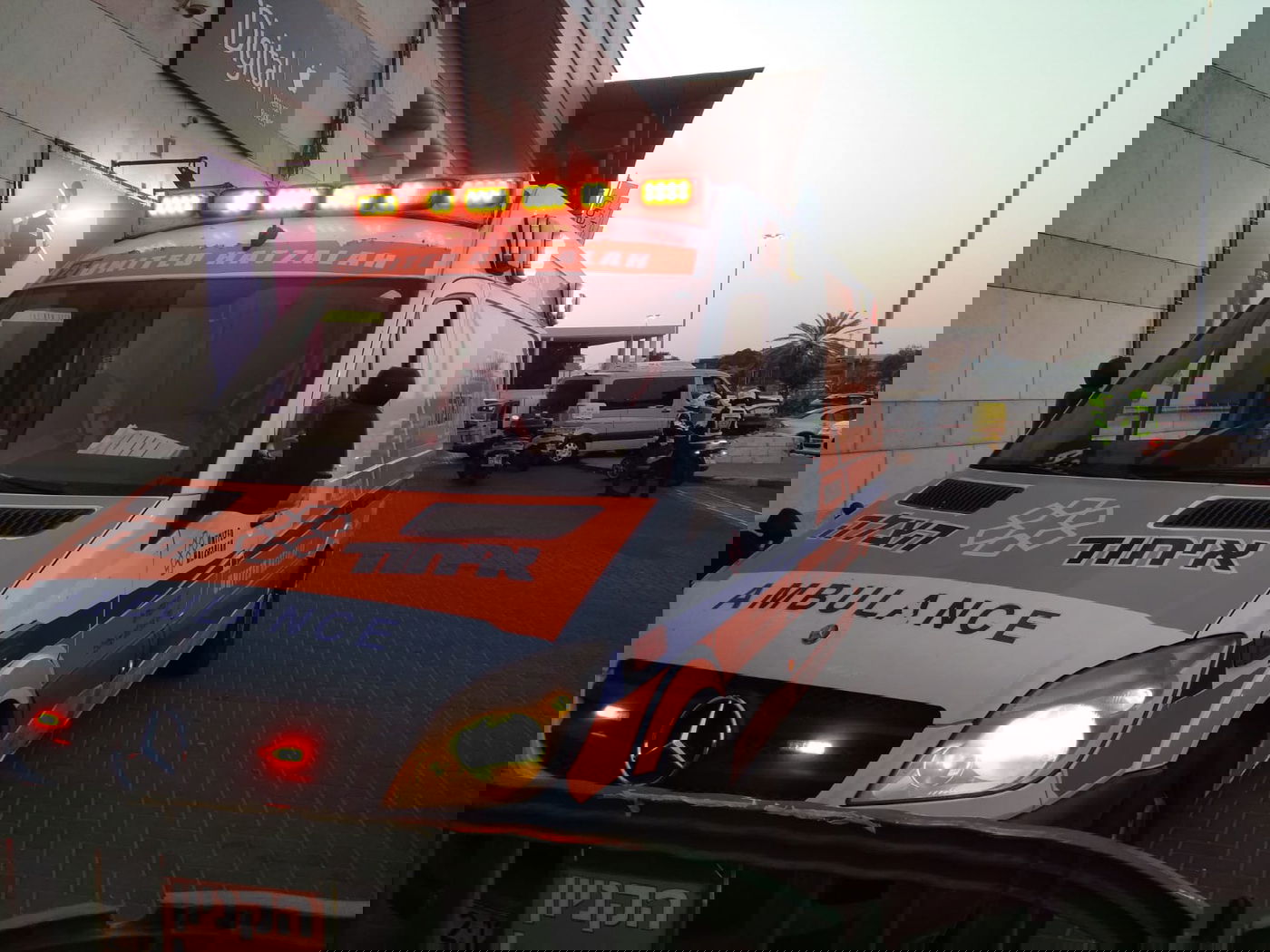 רגלו של הילד נקטעה בסמוך לקניון הגדול