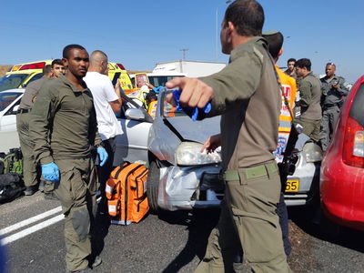 זירת התאונה