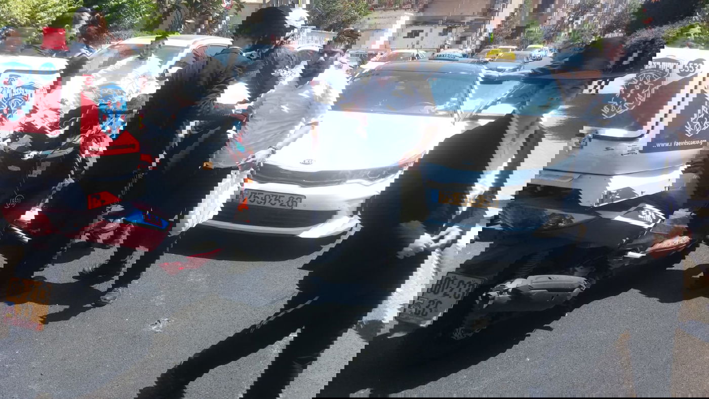 זירת התאונה