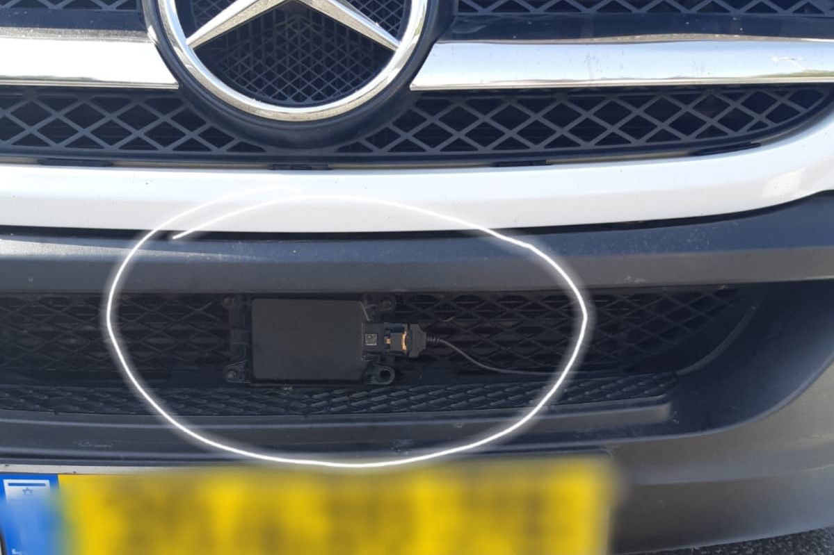 נתפס על חם עם מכשיר לשיבוש מד לייזר